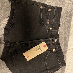 Black Levi shorts